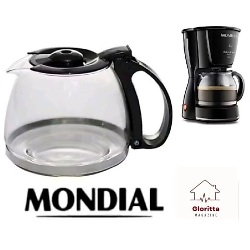 Jarra Para Cafeteira Mondial Dolce Arome 18 Xícaras Vidro Reforçado