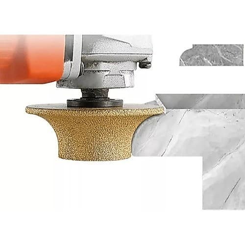 Rebolo Diamantado Meia Cana  Grão 60/80 Granito