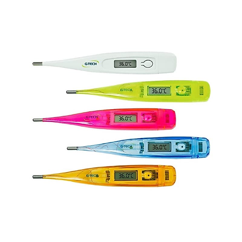 termômetro digital G-TECH rosa/azul/verde/laranja/branco/roxo lilás/preto