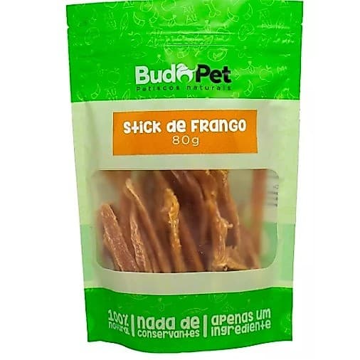 PETISCO NATURAL STICK DE FRANGO BUDOPET 80GR