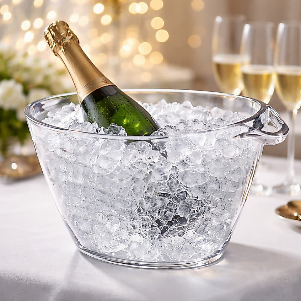 Balde de Gelo Acrílico 5 Litros Cristal