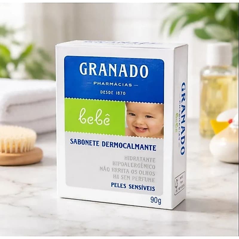 Sabonete Dermocalmante Bebê Peles Sensíveis 90g