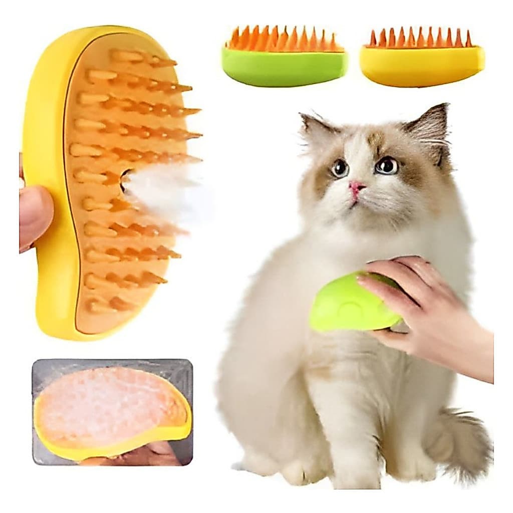 Escova A Vapor Tira Pelos Cães E Gatos Pet Recarregável Usb Original de Fabrica - Cachorro, Gato, Pet, Pet shop