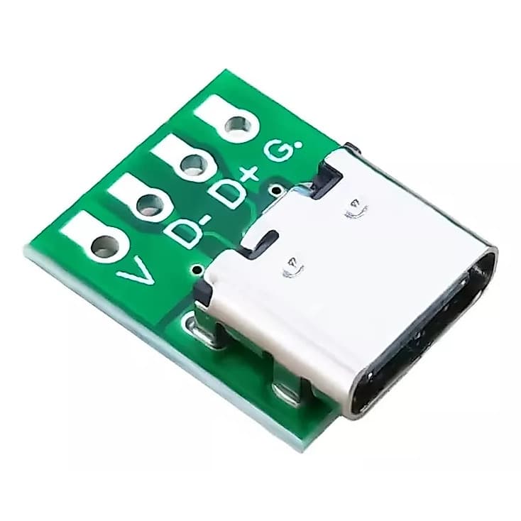 Módulo Adaptador USB 3.1 Tipo C 16 Pinos Para Base De Carregamento E Dock Qualidade Rigorosa Conexão Segura E Eficaz