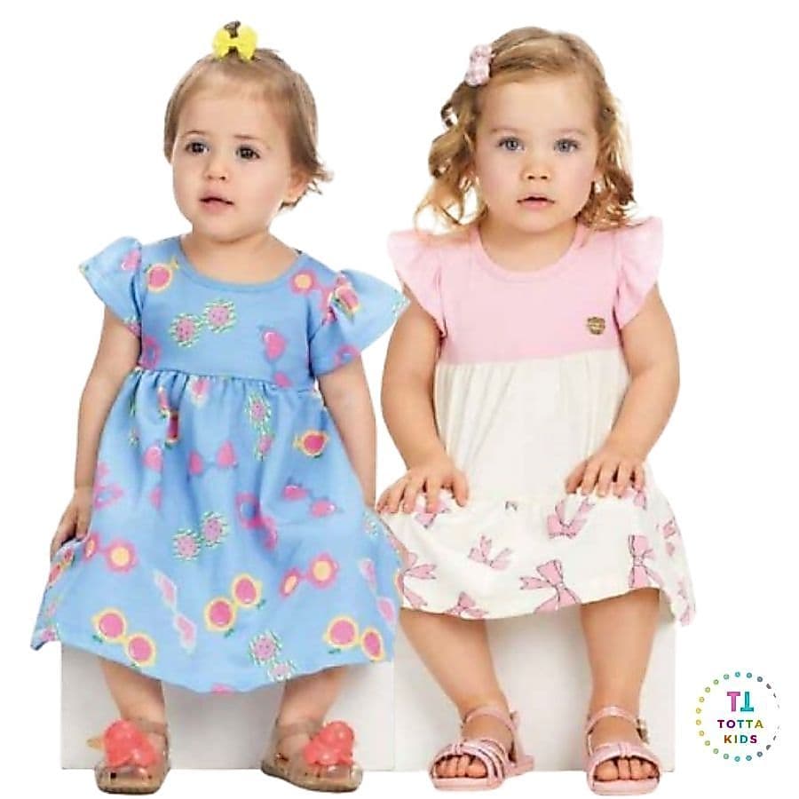 VESTIDO VERÃO BEBÊ MENINA FEMININO INFANTIL