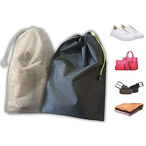 Kit Saquinhos em TNT com Cordão 27x37cm. Embalagem Versátil, Reutilizáveis e Econômicos