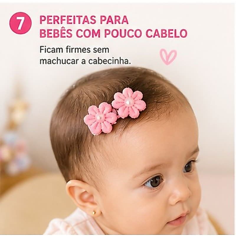 Lacinhos para bebê menina pouco cabelo Laço velcro antiderrapante Recém-nascida carrapicho infantil