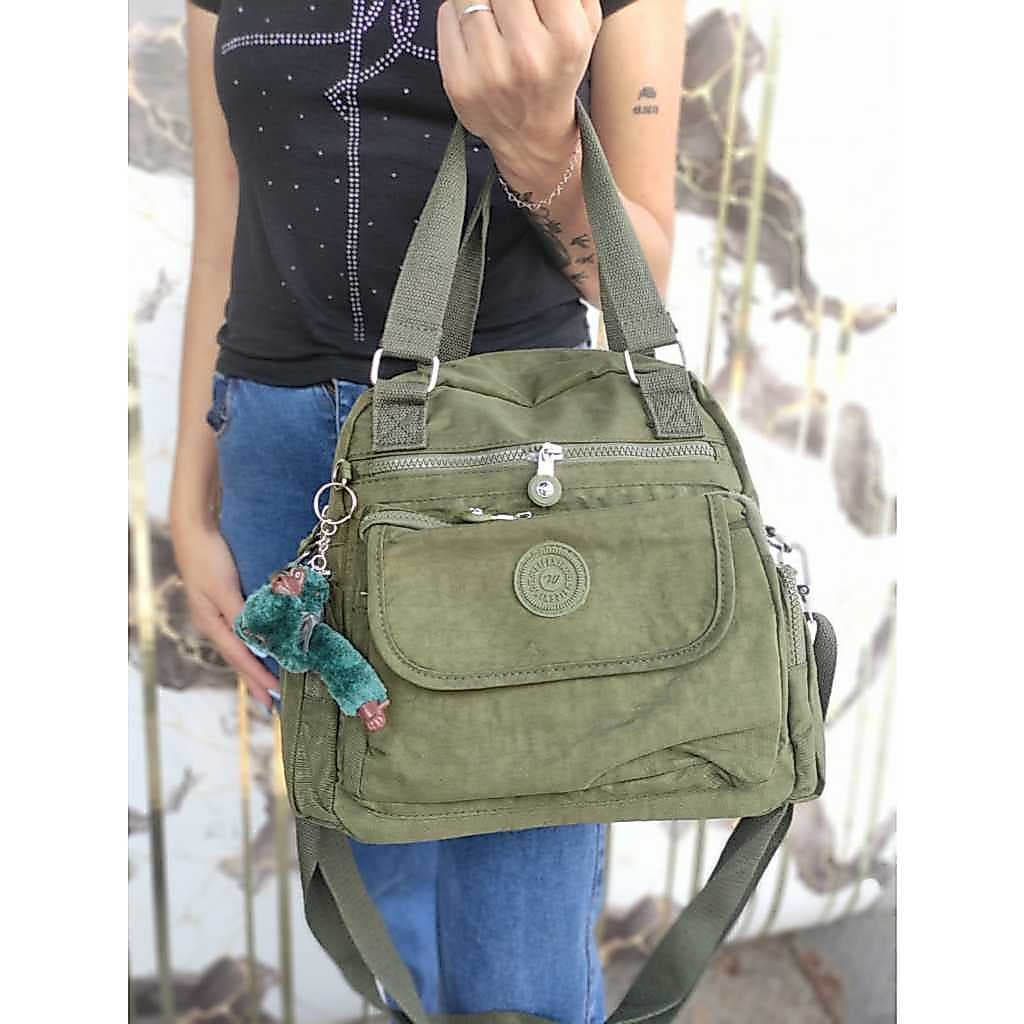 🎒 Bolsa Mochila Feminina de Nylon Multifuncional e Versátil - Estilo e Praticidade!