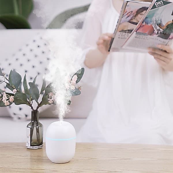 3 Unidades Mini Umidificador Nano Atomização De Grande Capacidade Com Conexão Usb Ultrassônico De Ar 220ml Promoção