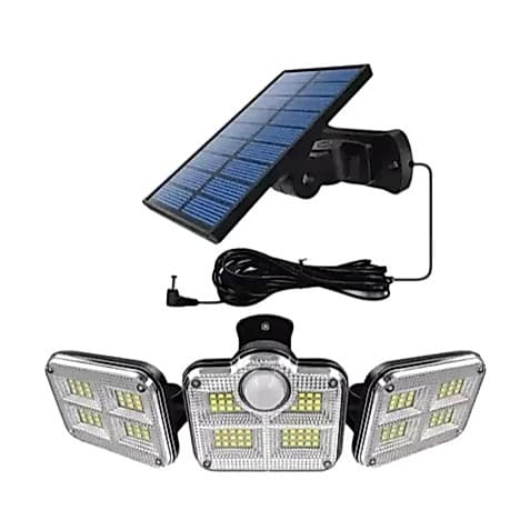 122 LED Luminária Solar Com Sensor De Presença