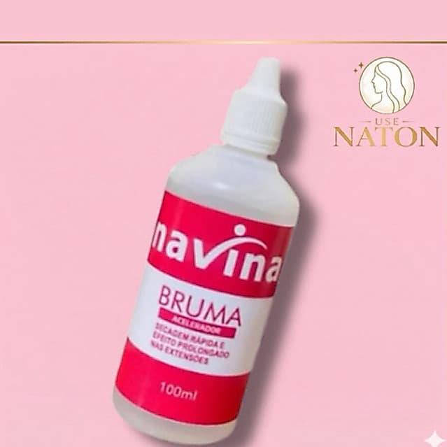 Bruma Aceleradora para Extensão de Cílios Navina – Fixação e Durabilidade Profissional | Use Naton