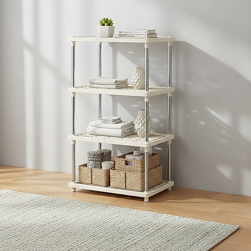 Estante Organizadora Multiuso 4 Prateleiras Pratico e Bonito Para Sua Casa! ENVIO IMEDIATO!