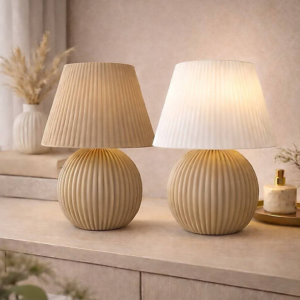 Luminária de Mesa Decorativa Abajur Moderno LED Quarto Sala Escritório Design Premium Personalizável