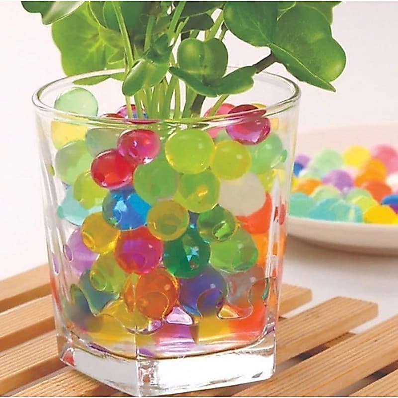 Bolinha De Gel para decoração  vaso de flores Bolinha Cristal Decoração Cresce na Água 5g