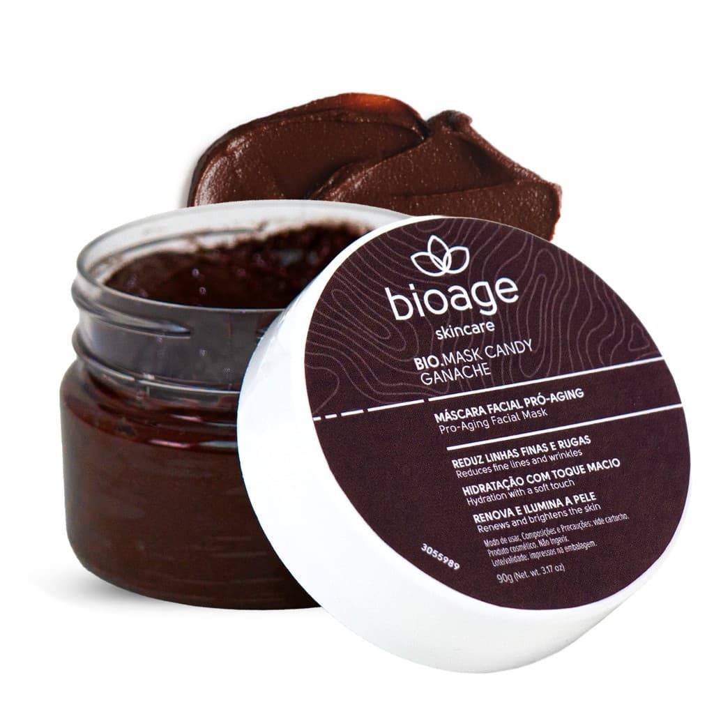 Máscara Facial Bioage Bio-Mask Candy Ganache 90g - Skincare Facial Profissional Renovação e Luminosidade