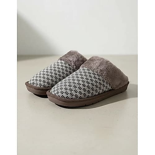 Pantufa De Pelúcia Super Confortável Antiderrapante Trilho Marrom Trilho 40 BR