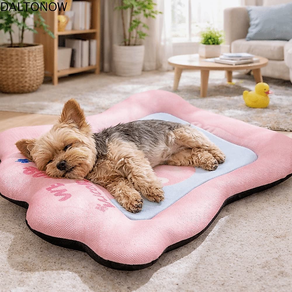 Cama Sofá para Cães DALTONOW, Almofada Removível e Respirável para Animais de Estimação, Tapete Antiderrapante N EB9L