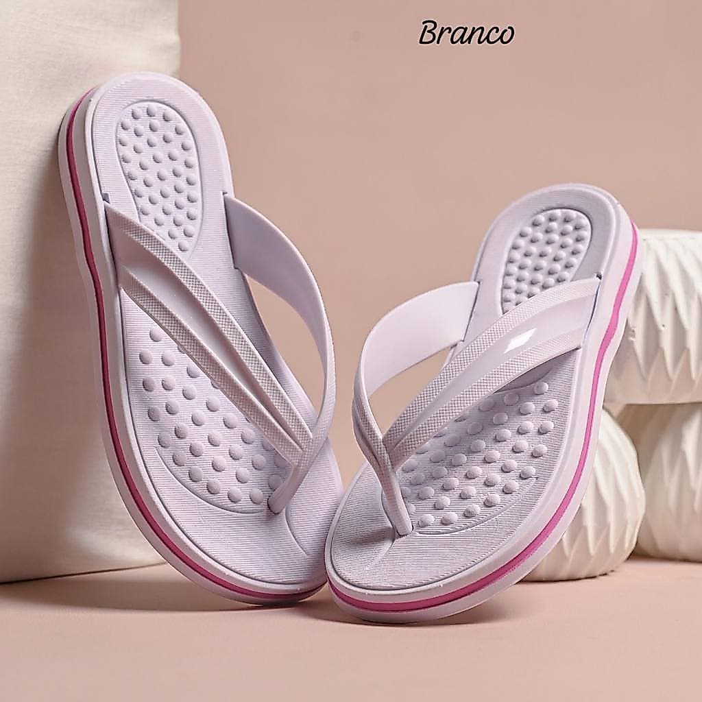 Chinelo ortopédico Feminino moderno casual elegante dia a dia Passeios leve confortável macio