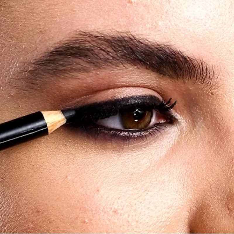 Lápis Para Olhos Faces Preto 1,3