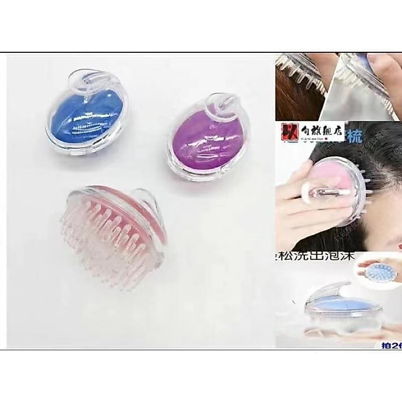 Escova De Silicone Para Cuidados Com O Corpo / Escova De Banho Para Massagem Cabelo pronto entrga!
