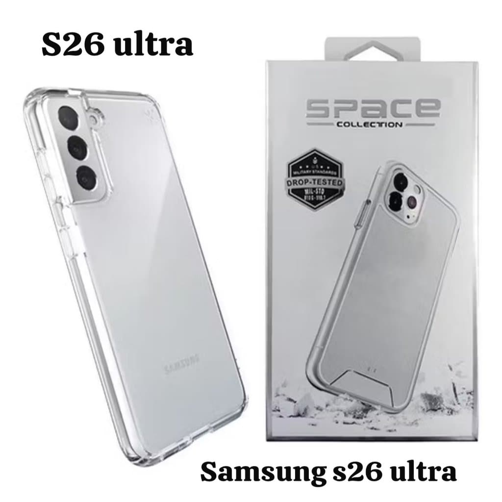 CAPA CAPINHA SPACE COLLECTION TRANSPARENTE P/SAMSUNG S26 ULTRA ANTISHOCK PROTEÇÃO TOTAL RESISTENCIA