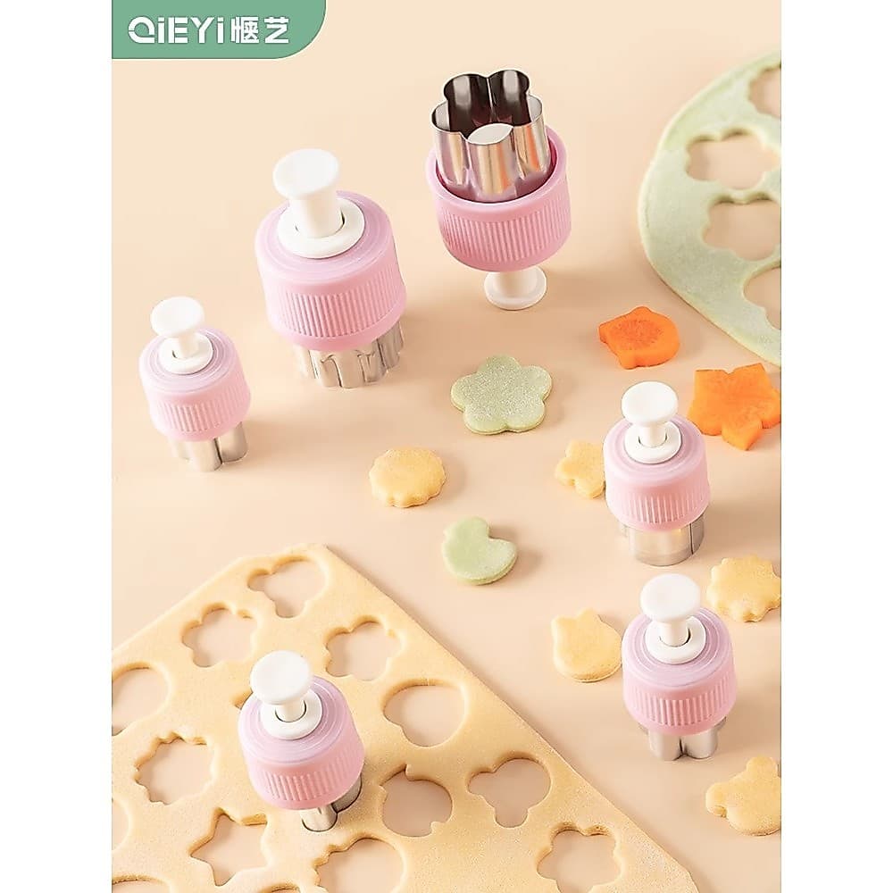 Molde de gravação de borboleta, ferramenta de suplemento alimentar para bebê, biscoito de frutas, moedor de modelagem DI