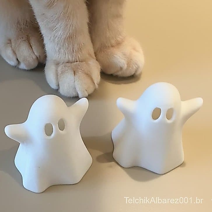 Kit 2 Fantasma de Halloween Decoração