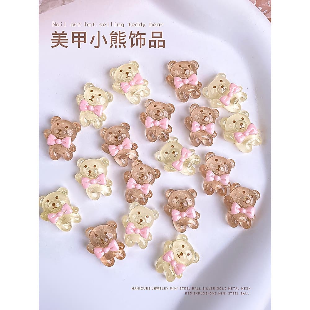 Pequeno urso acessórios de Manicure 2026 influenciador venda quente acessórios bonitos High-end dos desenhos animados ma