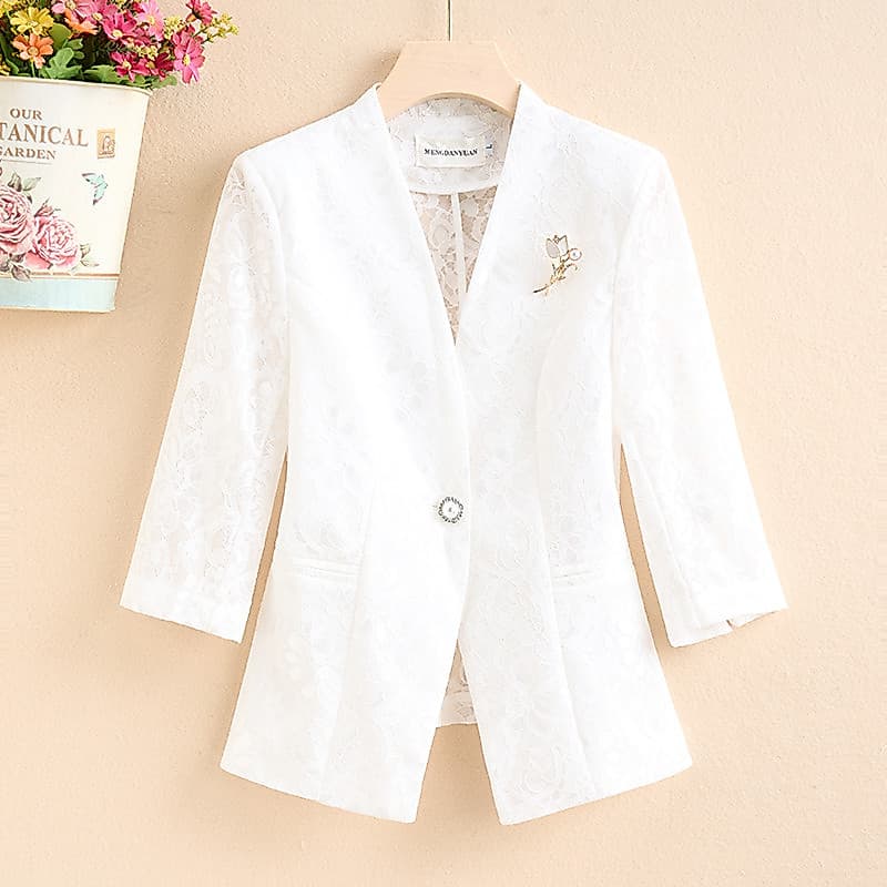 Renda pequeno terno jaqueta feminina estilo curto 2026 primavera verão novo estilo elegante celebridade pequena saia com