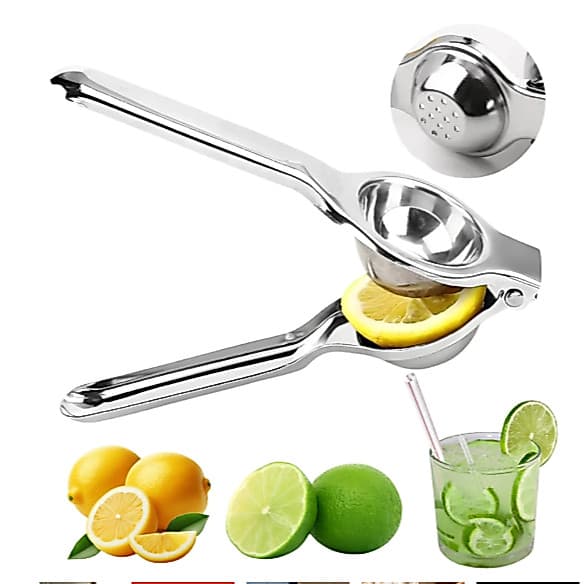 Espremedor De Limão De Alumínio Super Prático Para Casa E Cozinha Pronta Entrega