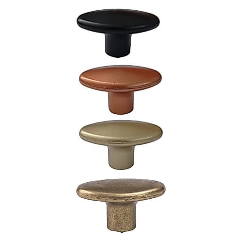 Kit com 5 Puxador Oval Para Porta Gaveta Puxador armário Ouro Velho Puxadores para moveis