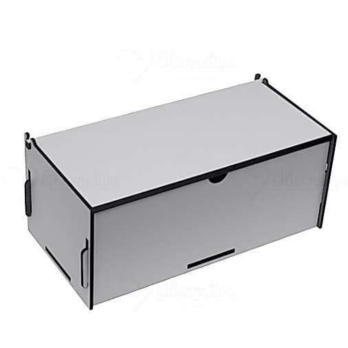 CAIXA EM MDF P/ DUAS CANECAS- PARA SUBLIMAR