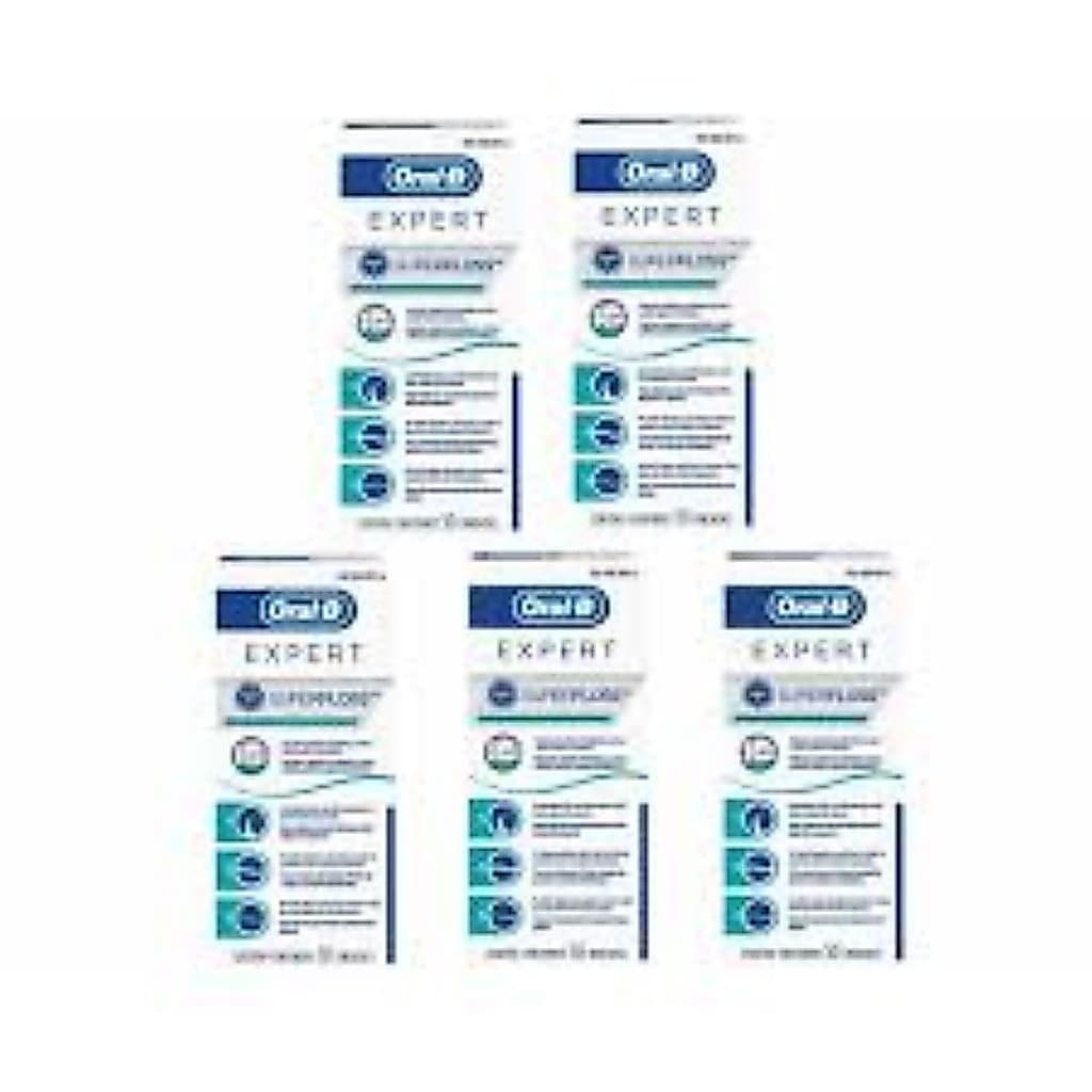 Fio Dental Superfloss Oral-b Expert Caixa 50 Unidades Kit com 5