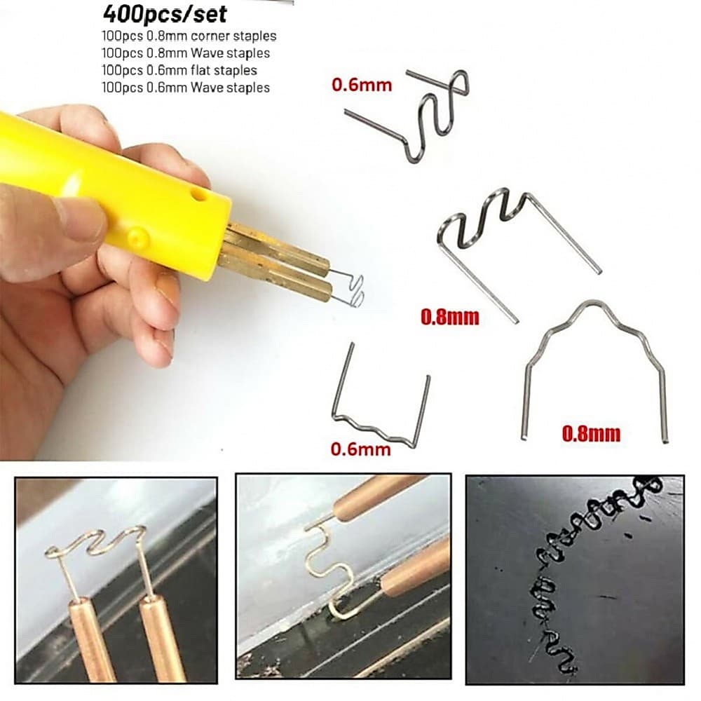 Fender Grampeadores De Pára-Choques Para Carros Grampeador Plástico Reparo-Uso De Soldagem