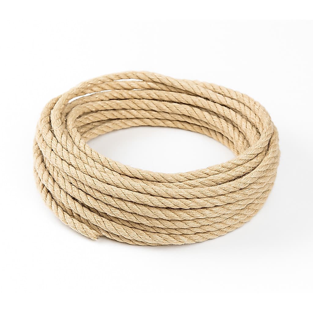 Corda De Sisal 5mm 10 Metros Rasada Arranhador Para Gato Artesanatos Decoração Amarração