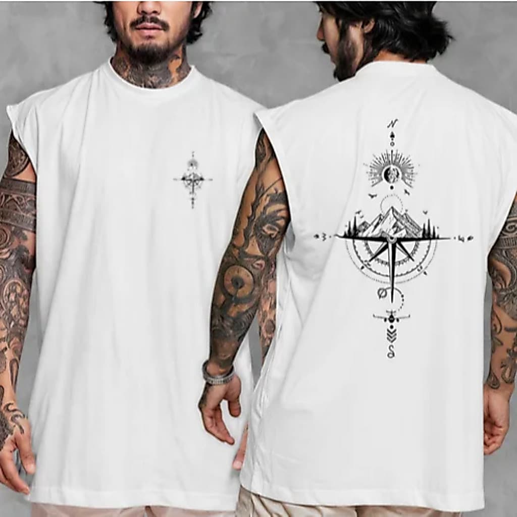 Camisa Regata Oversized Bussola Estilosa Street Camiseta Confortavel P ao G1
