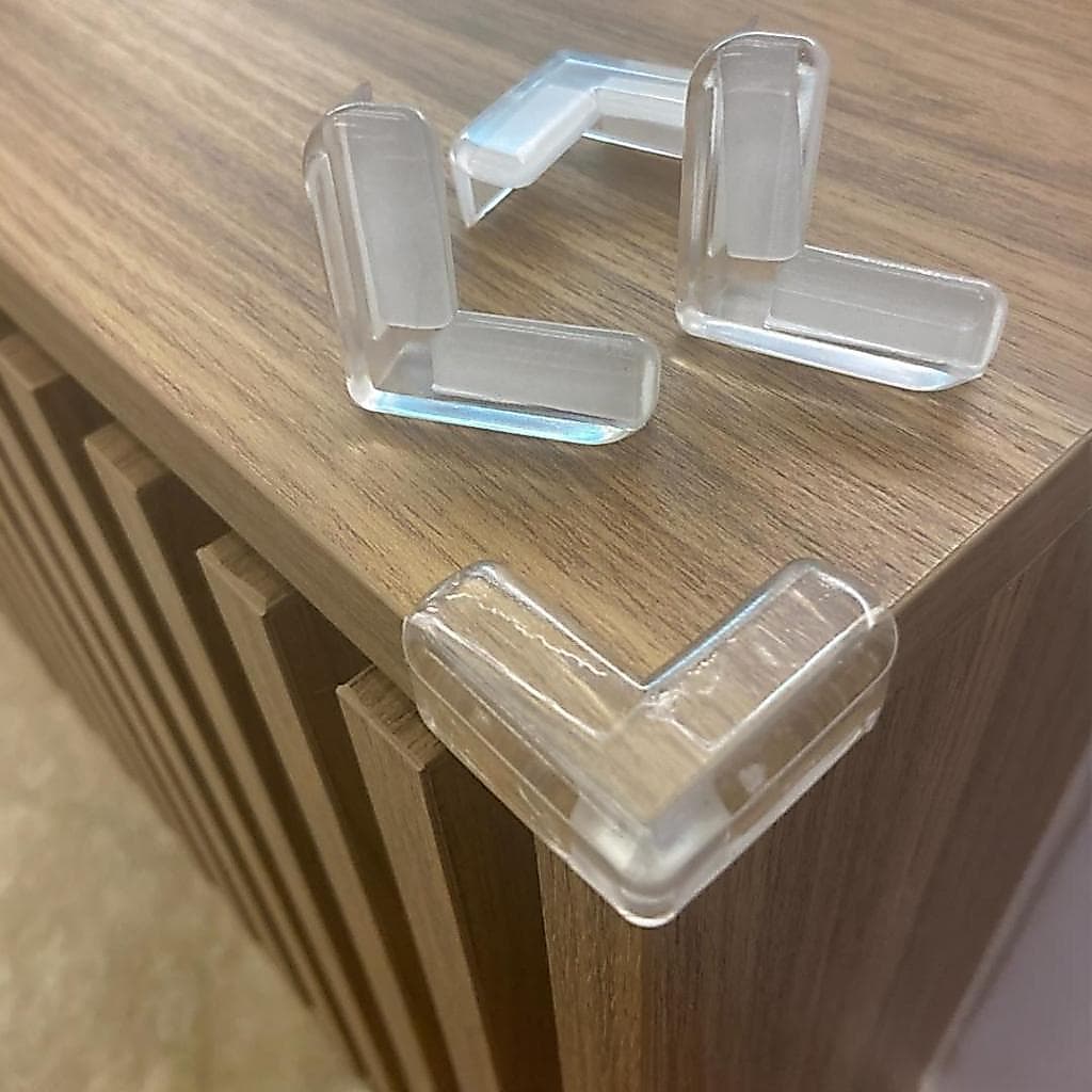 Protetor Cantoneira Quina Bebê Silicone Móveis Mesa 8 Uni