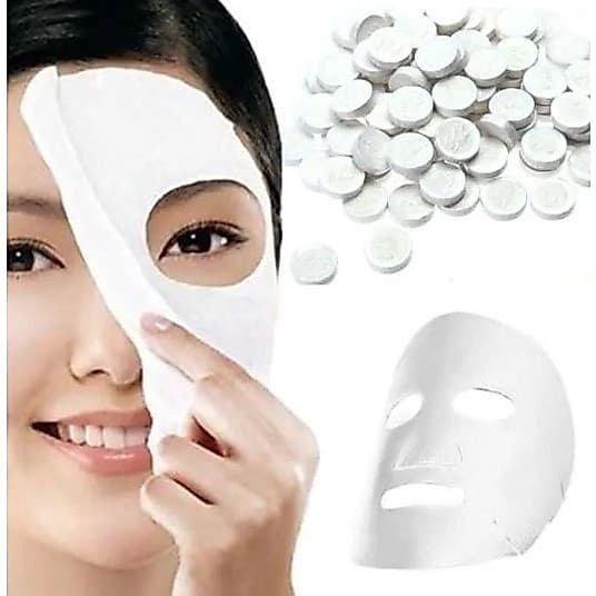Máscara Facial Desidratada Comprimida Para Limpeza de Pele 50 unidades  - Diy Compressed Mask