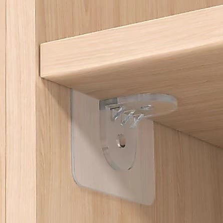 Kit 10 Peças Suporte Reforçado Adesivo Prateleira Transparente Mão Francesa Cantoneira WL-2527