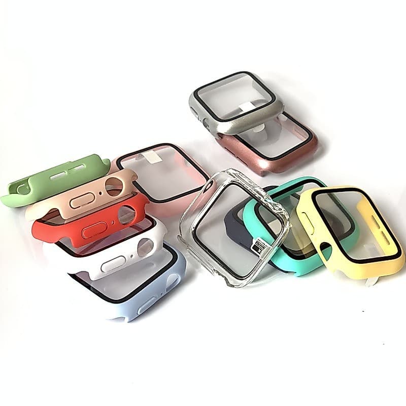 NEW case à prova d'água de vidro Anti-riscos anti-queda para apple watch ultra 8 7 6 SE 38/40/41/42/44/45/49MM