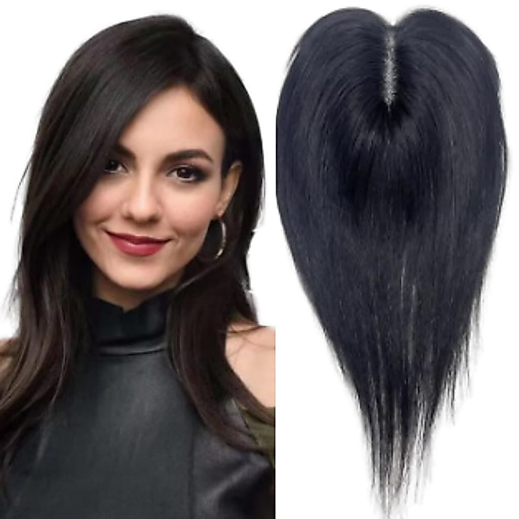 Cabelo Humano Topo Com Tic Tac Prótese Capilar Top Closure