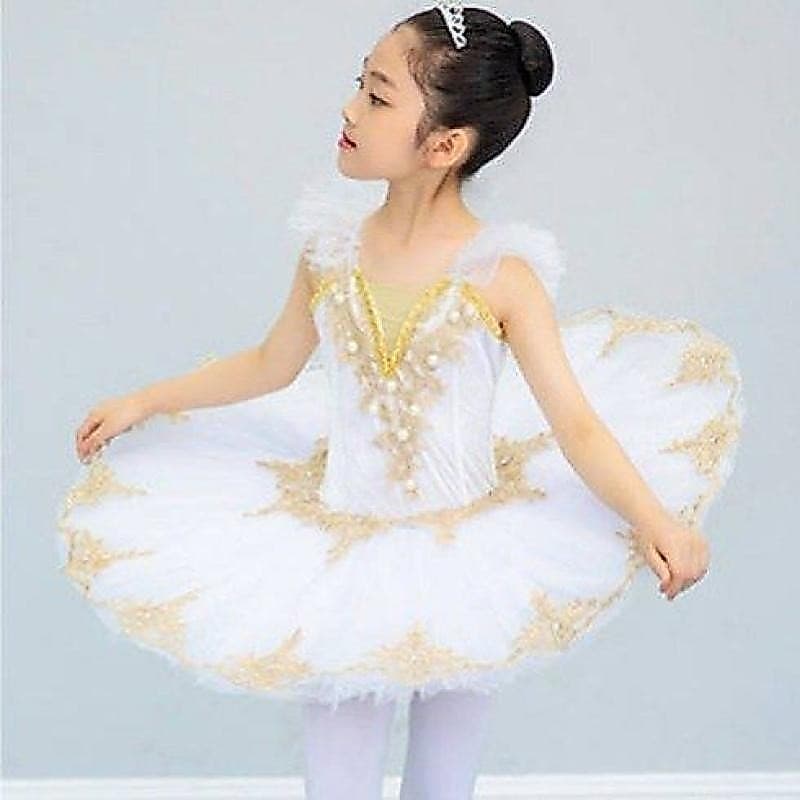 Novo Estilo de Estilo de Ballet Infantil de Alta Qualidade Pettiskirt PerformanceWhite Swan Sling tutu Saia20240624
