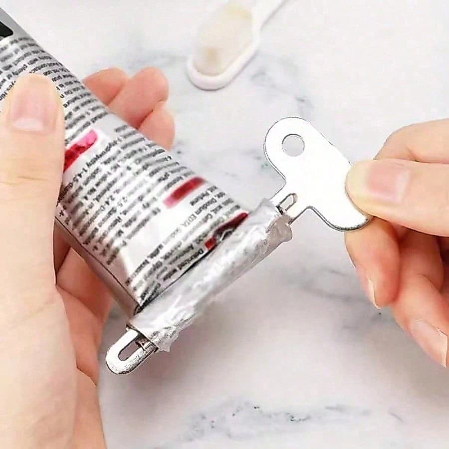 Espremedor De Tubo De Pasta De Dente De Ferro Fundido , Dispensador Manual , Acessórios De Banheiro , Sem Necessidade De