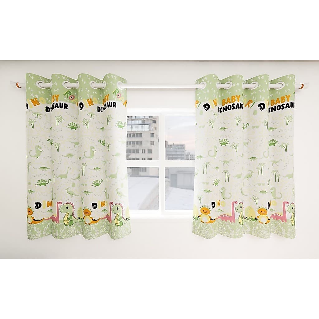 Cortina Safari Para Quarto Bebê Infantil Criança 2,00 x 1,50 Decoração Promoção