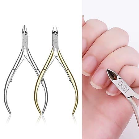 Alicate de Unha para Cutículas em Aço Inoxidável Tesoura de Unhas para Peles Mortas e Ferramenta x&d