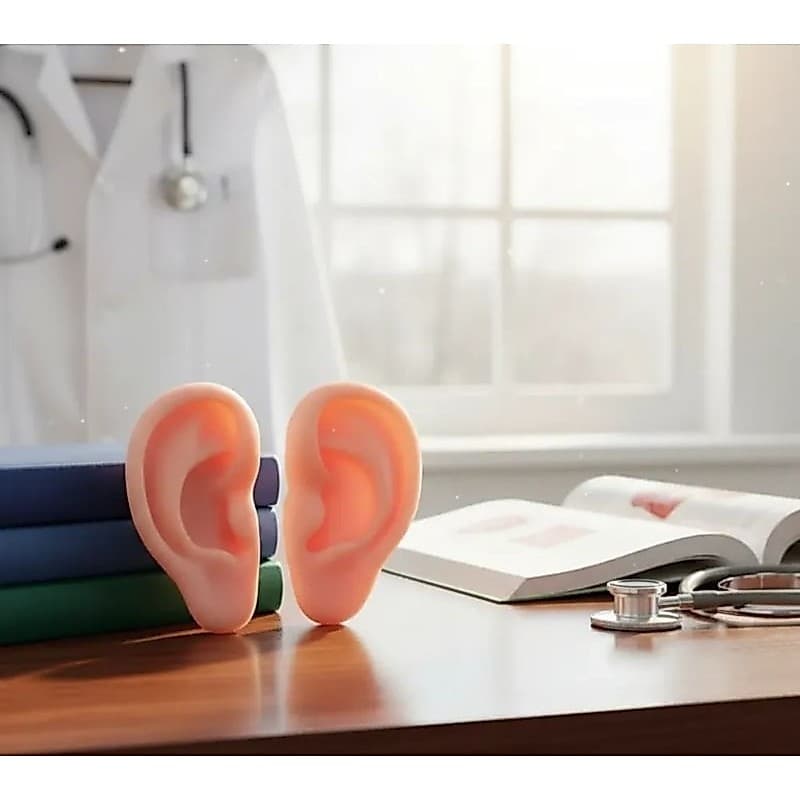 Kit Par de Orelha de Silicone Impecável Pronta Entrega