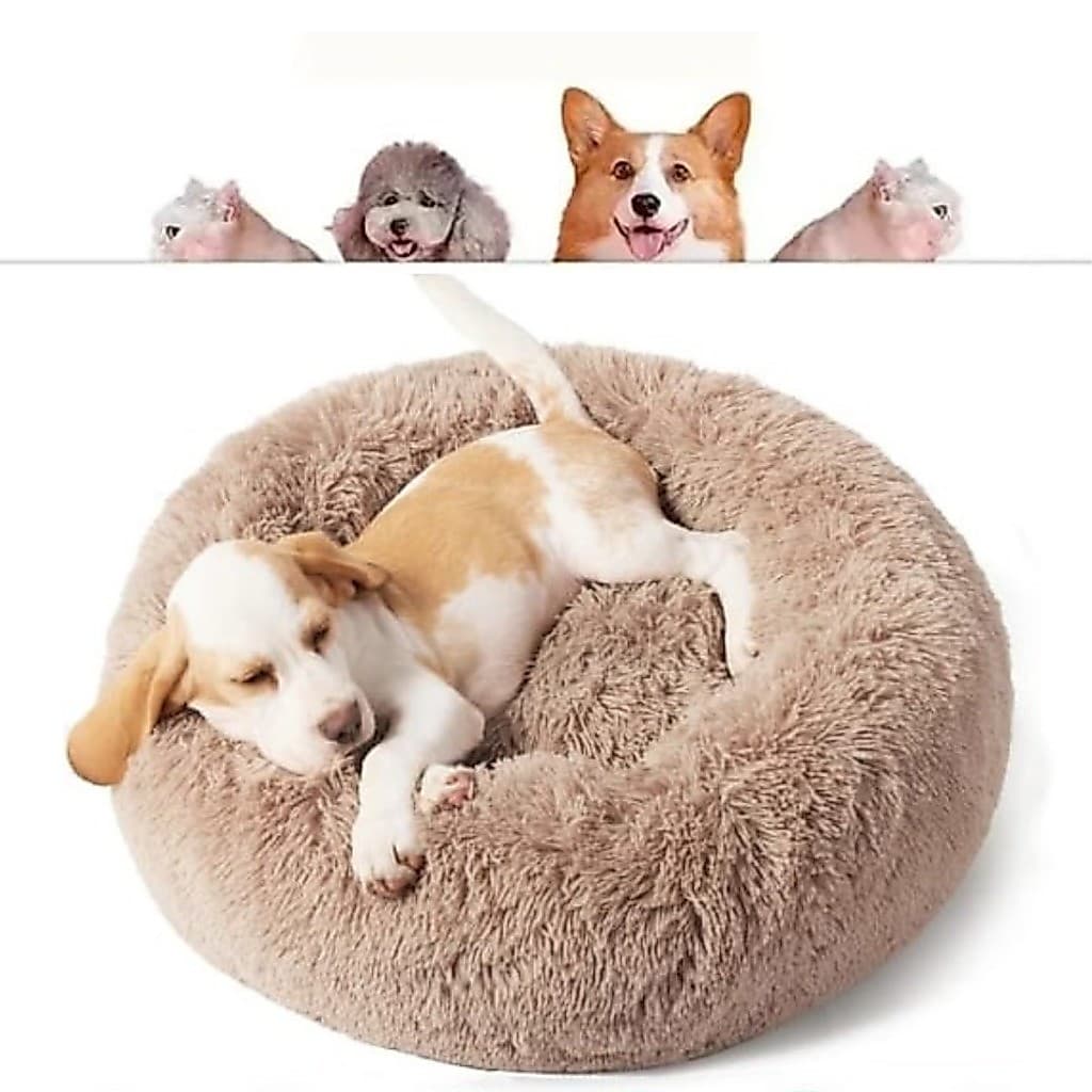 CAMA PET DONUT NUVEM PELUCIA REDONDA CAMINHA PELUCIADA NINHO CASINHA CASA  Cachorros E Gatos NUVEM