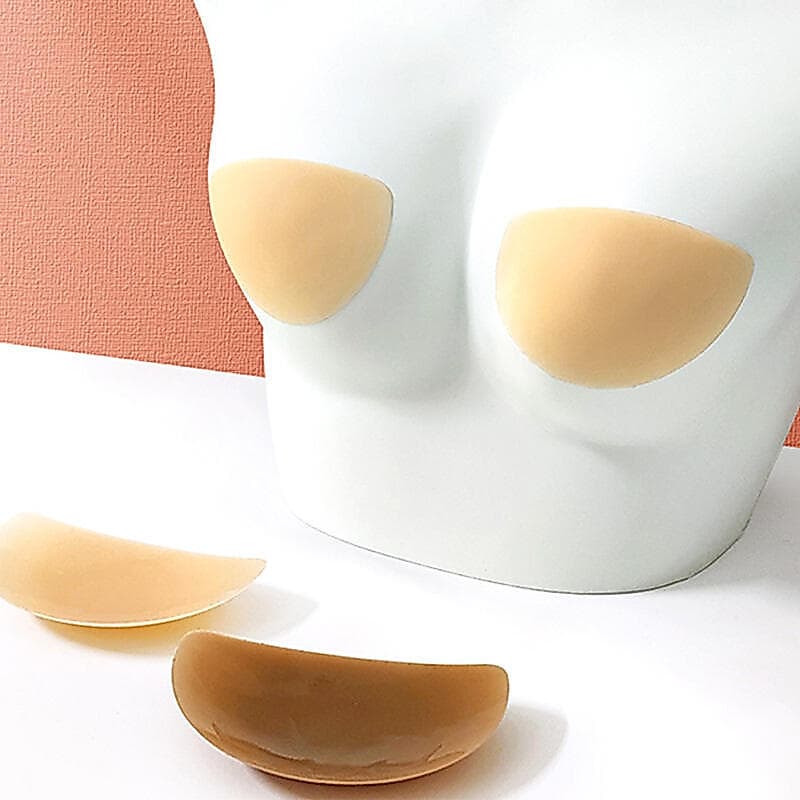 Remendo De Peito De Silicone Meia Lua Vestido Ultrafino Invisível