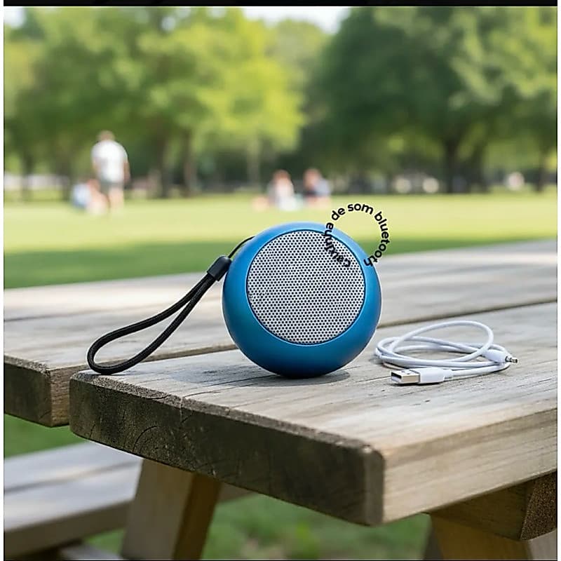 Mini Caixa de Som Bluetooth 3W com Conexão Bluetooth V4.2
