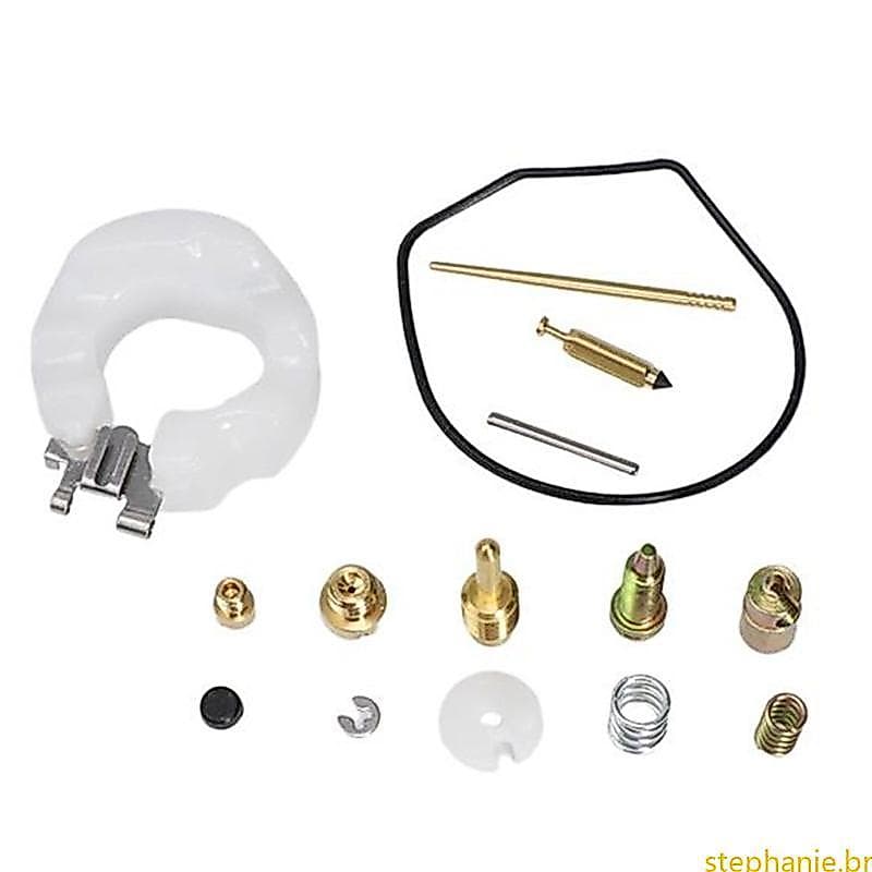 Conjunto Válvulas Agulha Flutuante Parafuso Ocioso Juntas Jato Reconstrução Carburador
